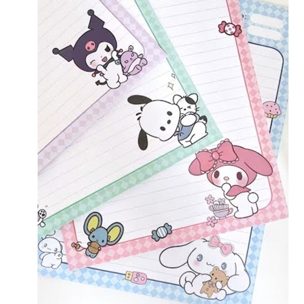 #MEL-144 Hello Kitty & Friends - My Melody notepad paper 30 sheet sheets